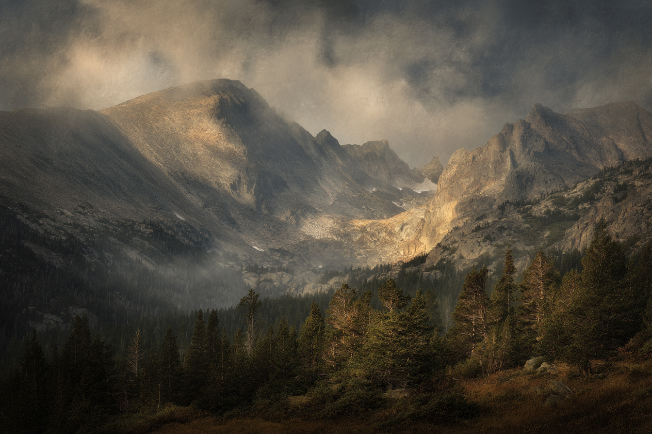 À la manière de Albert Bierstadt