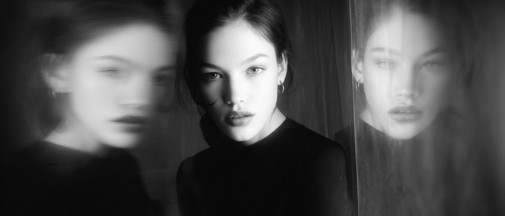 Studio Fashion · Portrait conceptuel · Reflets · Romantic Decadence