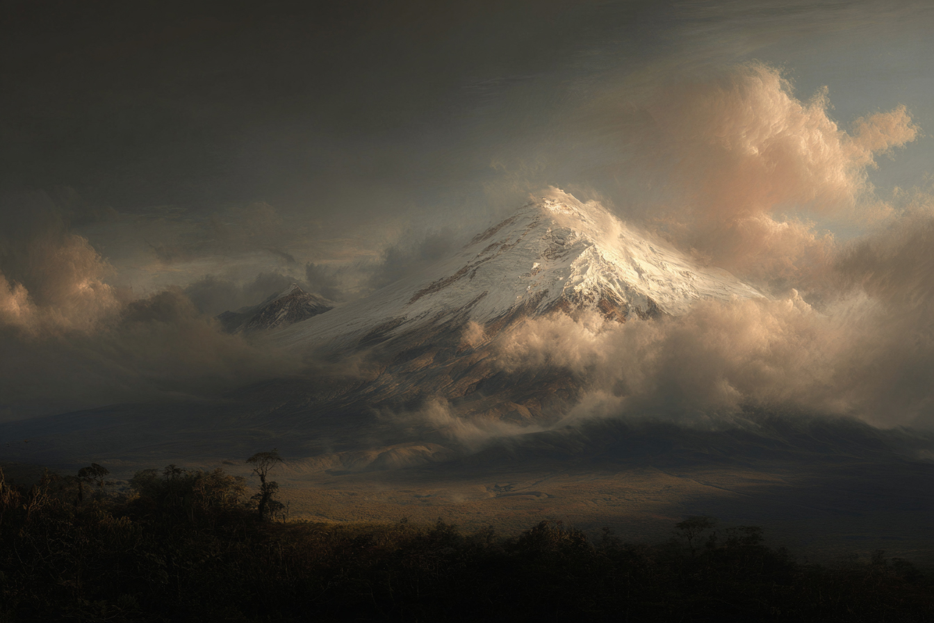 Paysage à la manière de Frederic Edwin Church