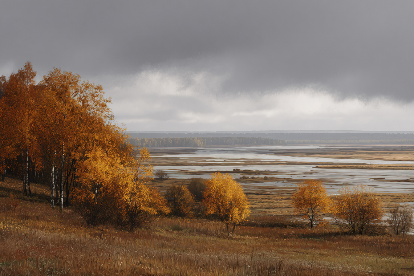 À la manière de Isaac Levitan