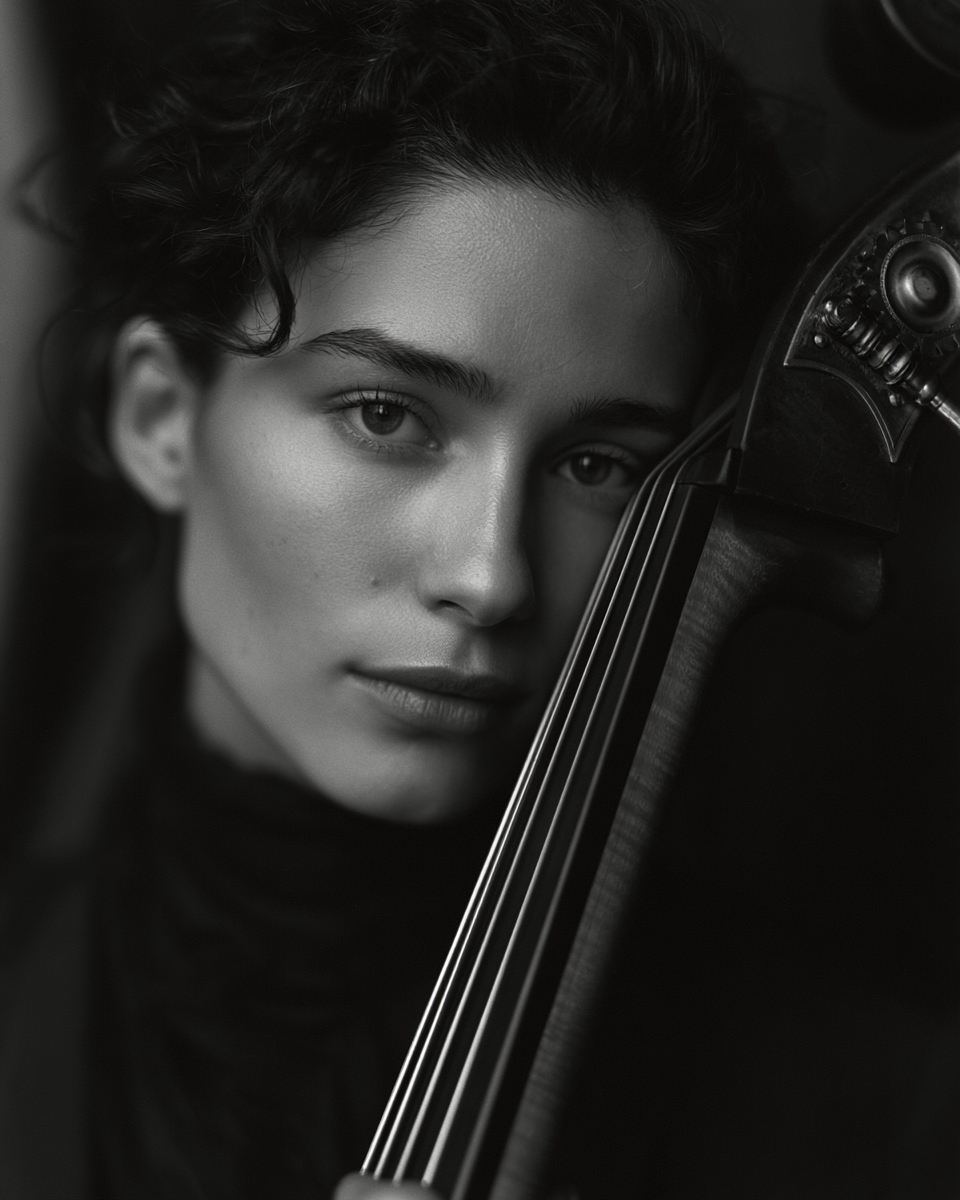 THE MUSICIANS — Portrait musicienne contrebasse