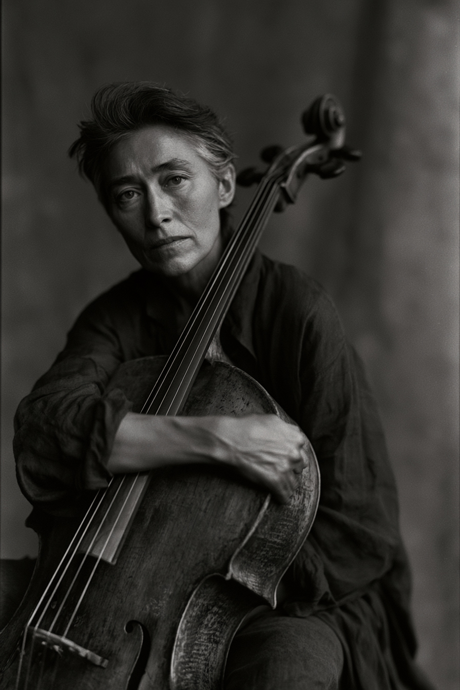 THE MUSICIANS — Portrait musicienne violoncelle