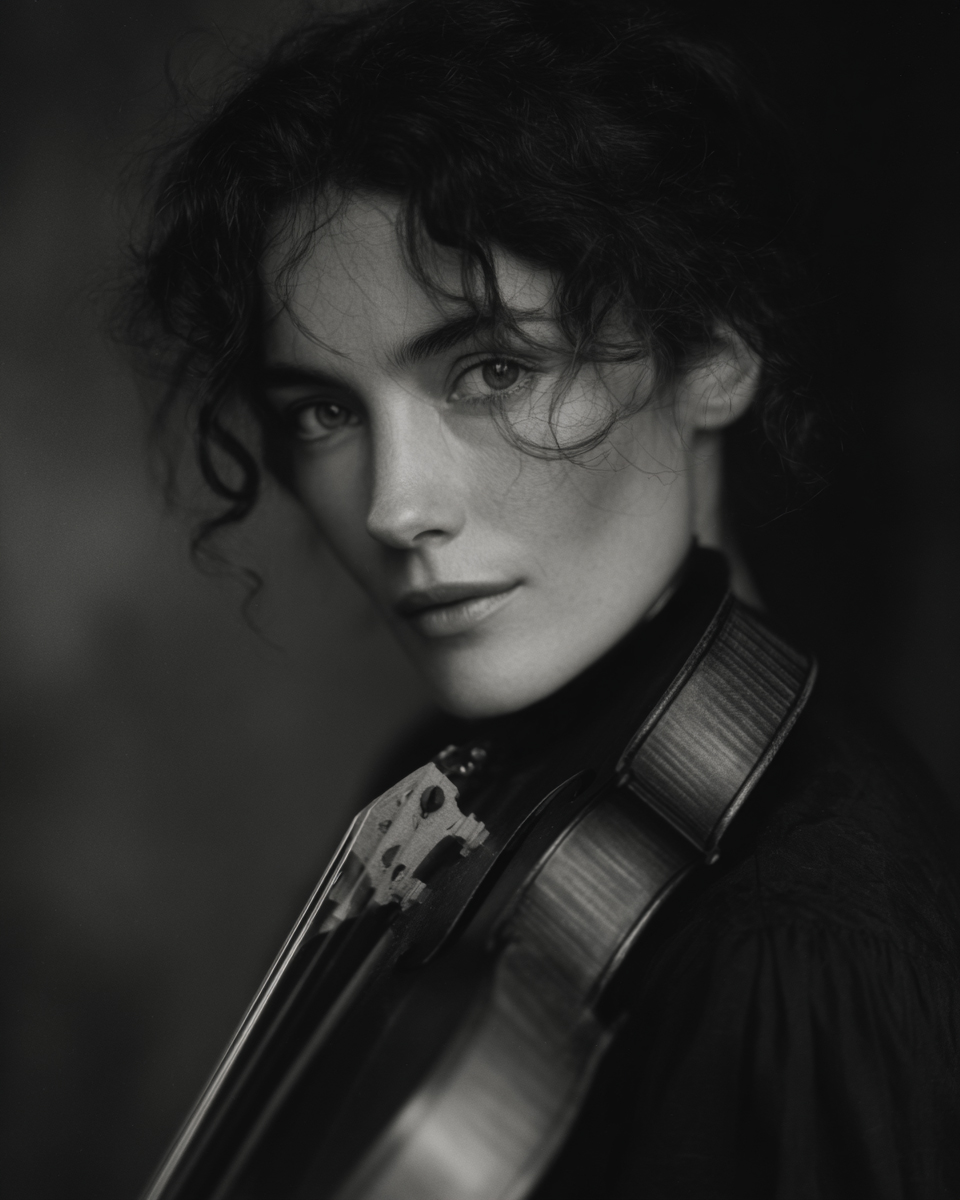THE MUSICIANS — Portrait musicienne violon