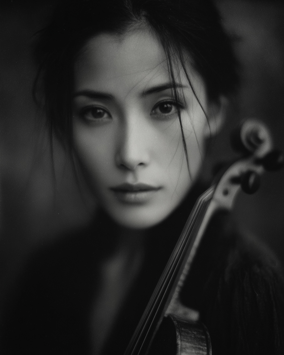 THE MUSICIANS — Portrait musicienne violon japonaise