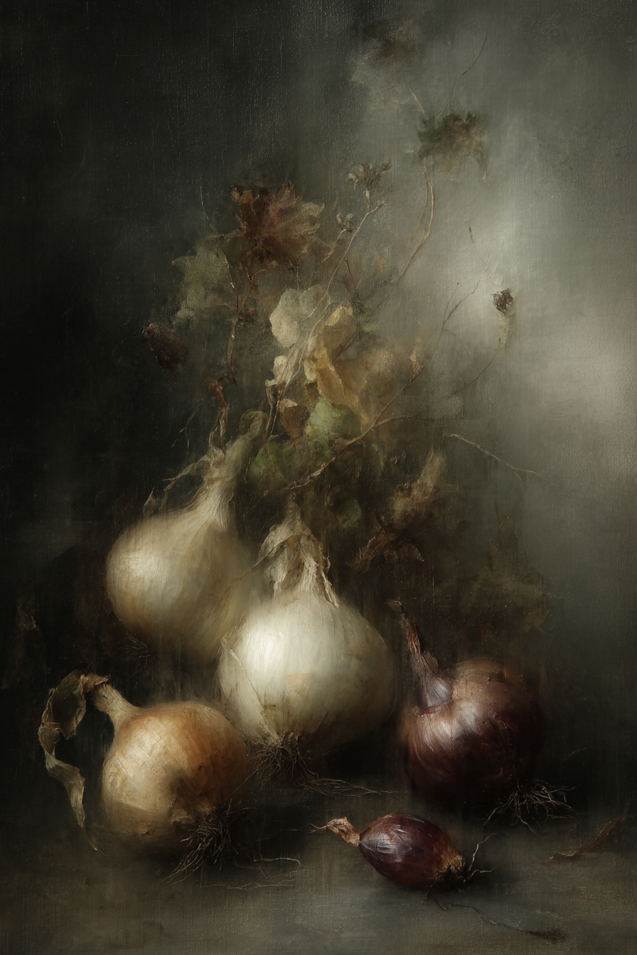 THE STILL LIFE — Oignons