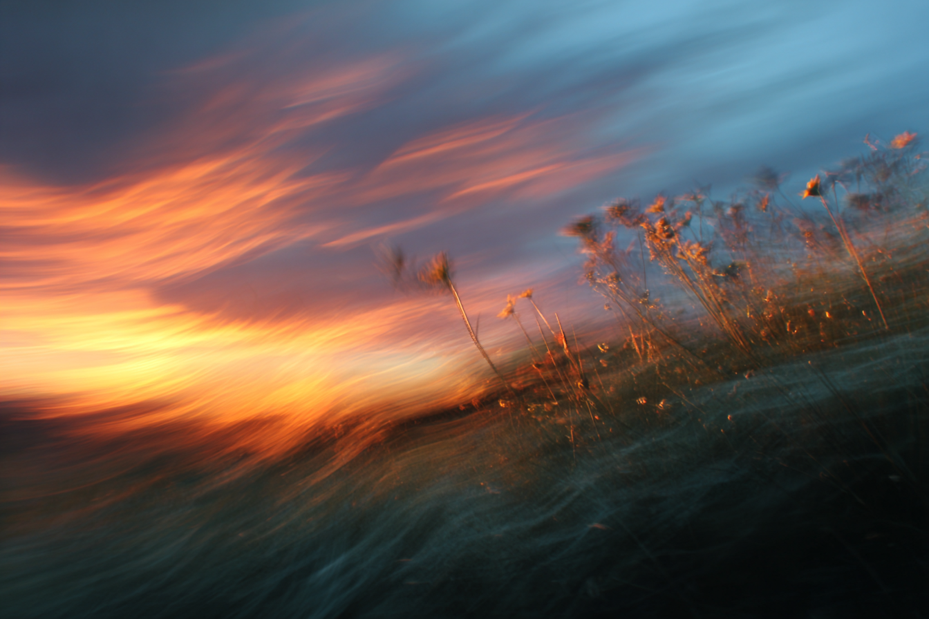 Tony Sweet ICM — coucher de soleil impressionniste