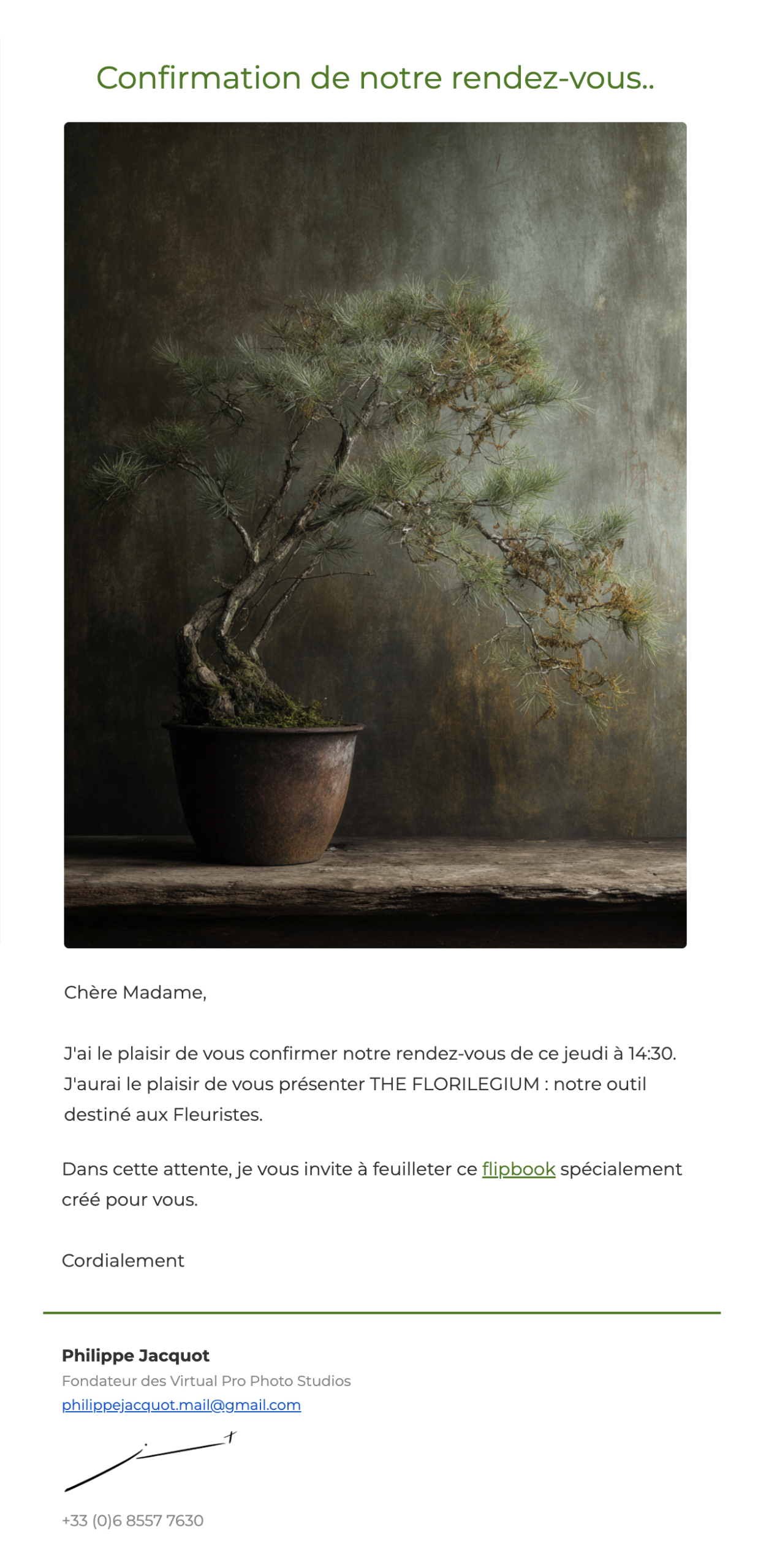 The Messenger — mise en page Épuré