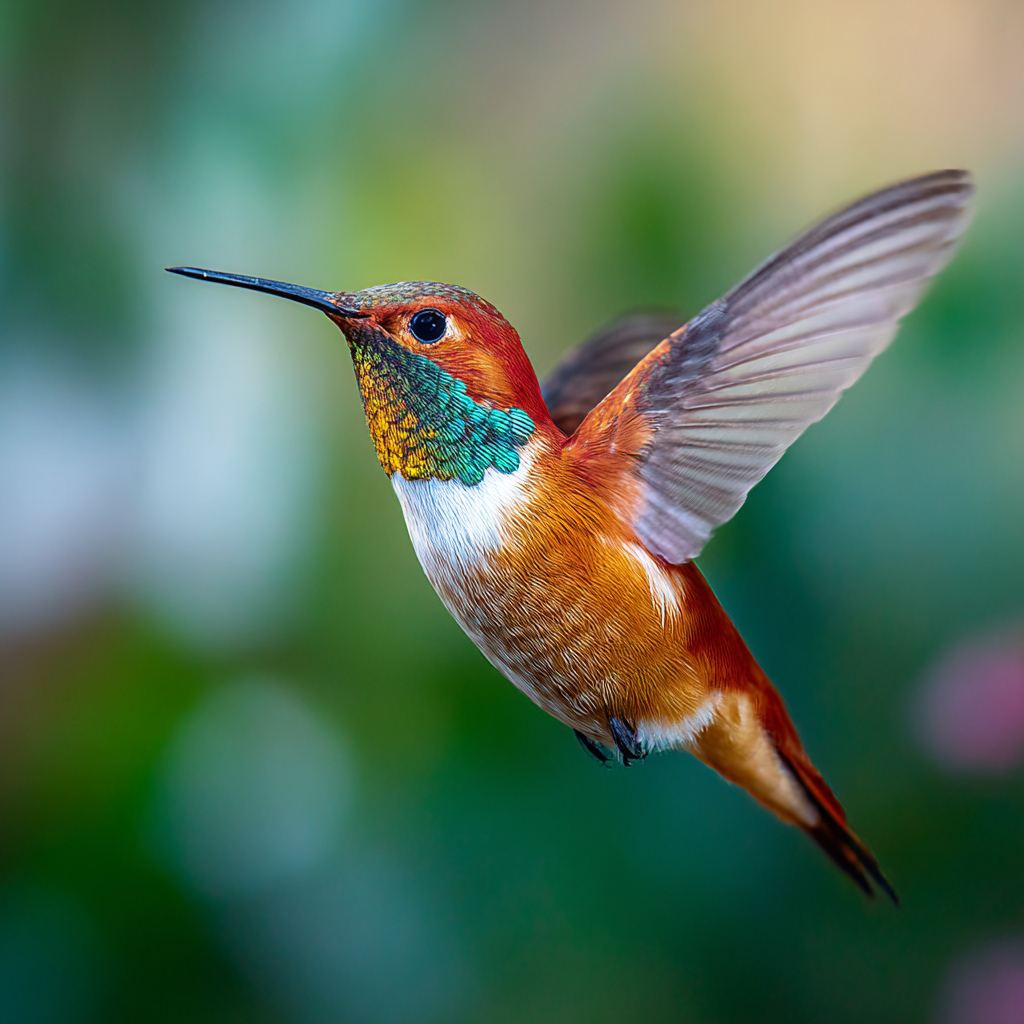 Colibri en vol