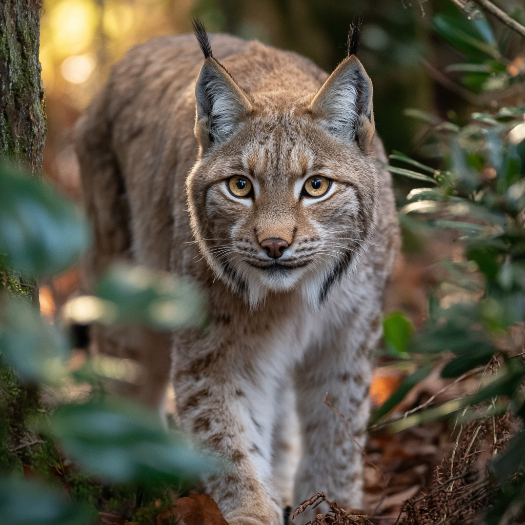 Lynx forêt