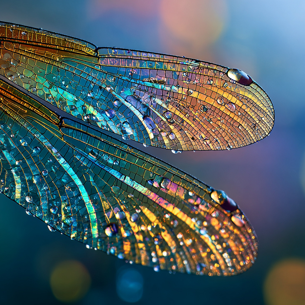 Libellule macro