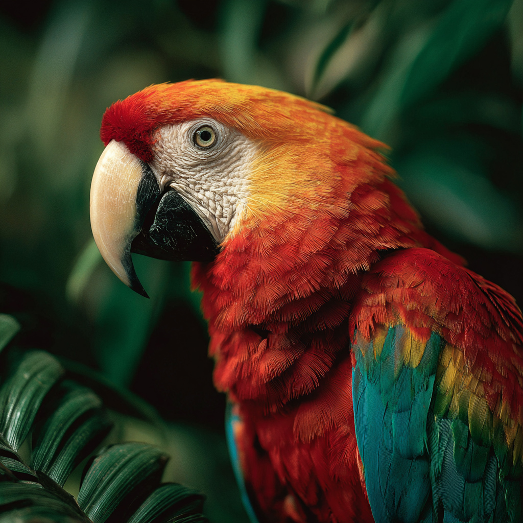 Velvia Saturé — oiseau tropical