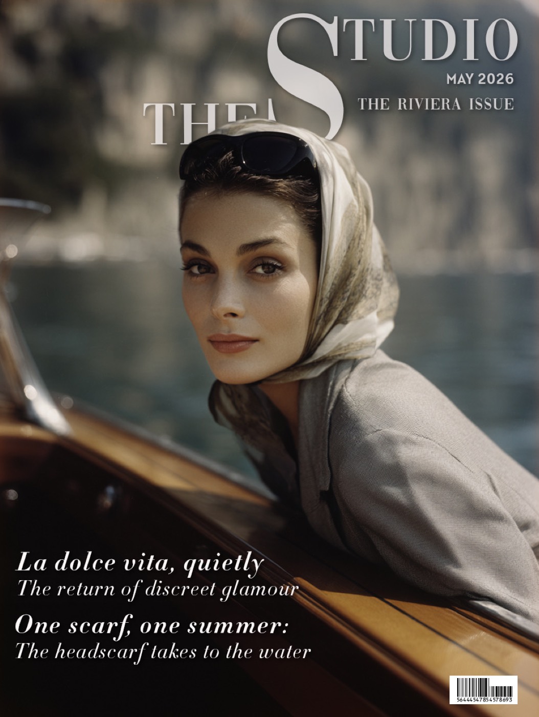 Couverture d'origine du magazine THE STUDIO, The Riviera Issue