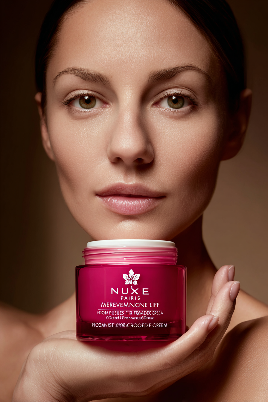 NUXE skincare portrait