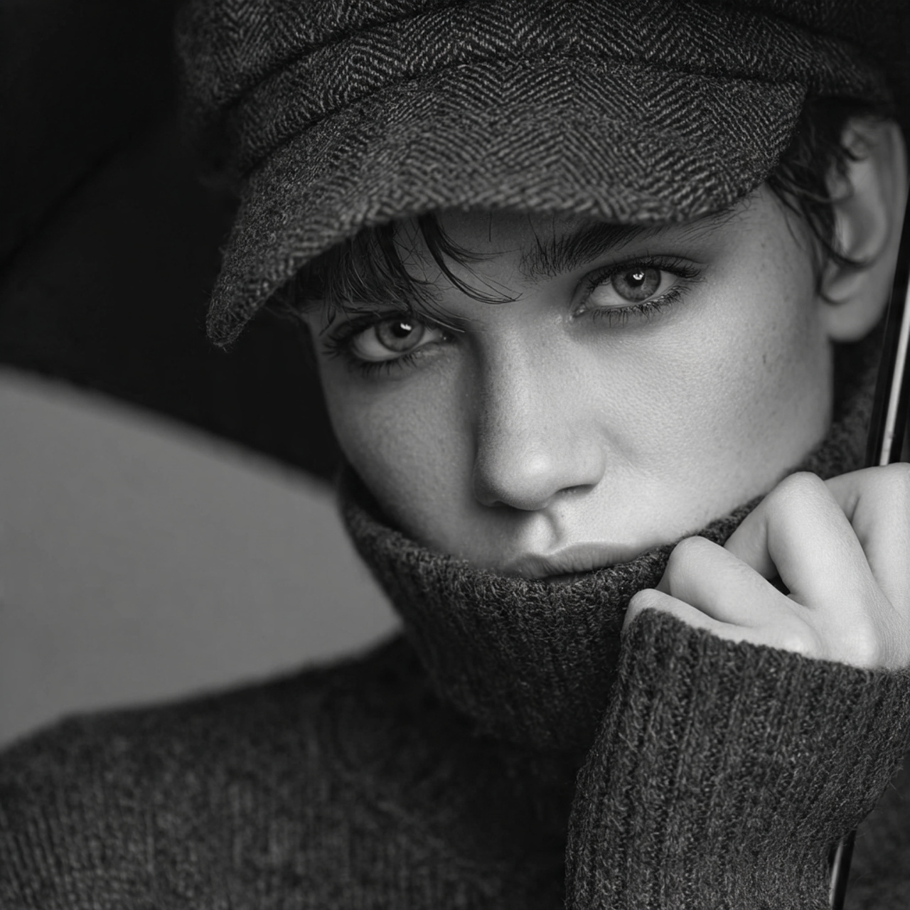 Portrait noir et blanc