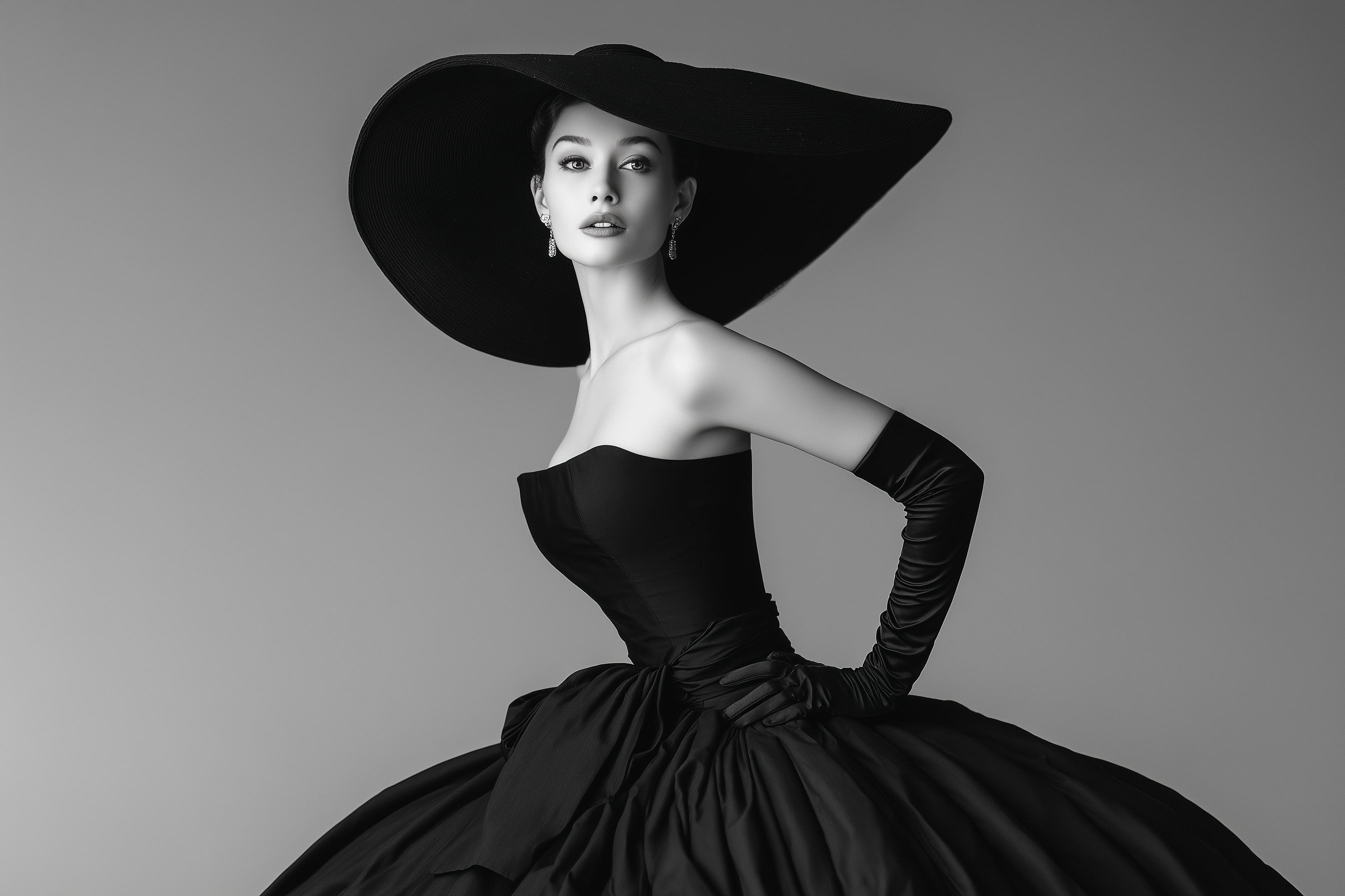 B&W Dior · Haute Couture